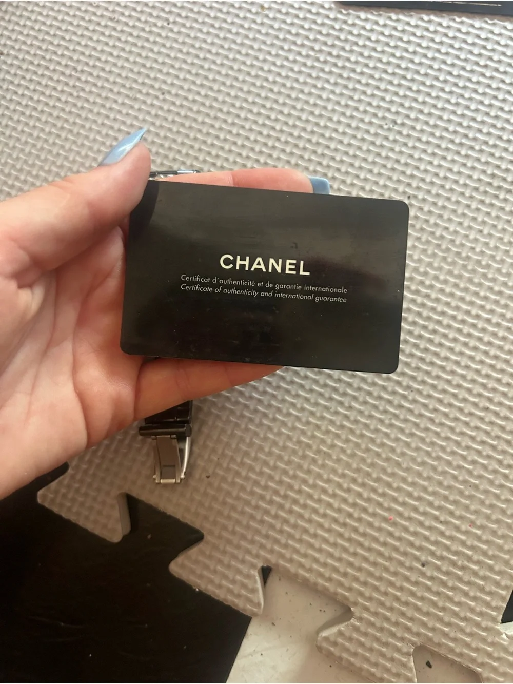 CHANEL J12 GMT Black Ceramic Stainless Steel Watch (Black)